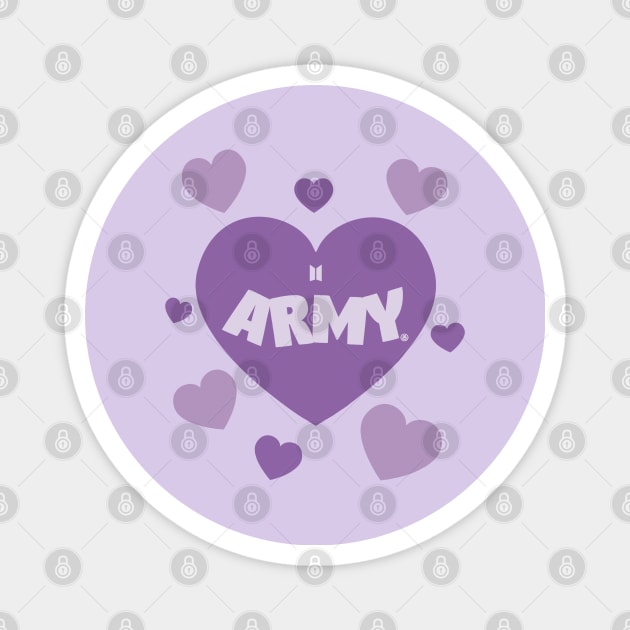 Army BTS Magnet by DaphInteresting